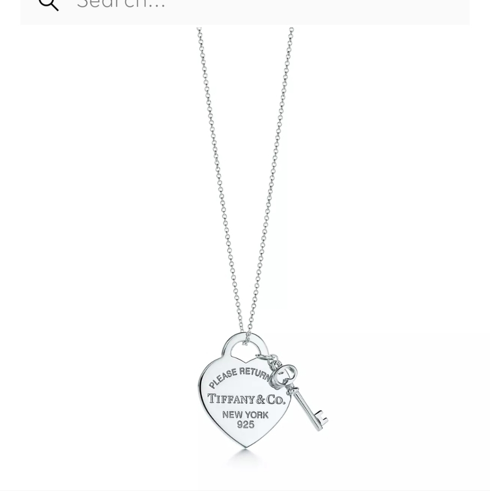 Tiffany & Co. necklace.